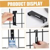 STOBAZA 10pcs Utility Hook Grid Wall Hangers Sturdy Metal Display
