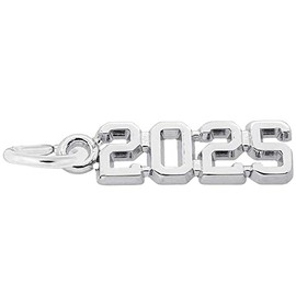Rembrandt Charms '2025' 925 Sterling Silver Charm Pendant