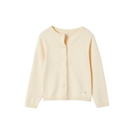 Vertbaudet Basics Girls' Cardigan Oeko-Tex Vanilla 158, vanilla