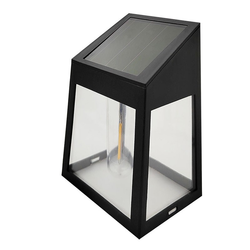 2Pcs Solar Lamp ABS Shell Waterproof Tungsten Filament Automatic Solar