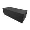 Danfuton Queen Black Trifold Foam Bed, Shikibuton, Portable Ottoman Mat