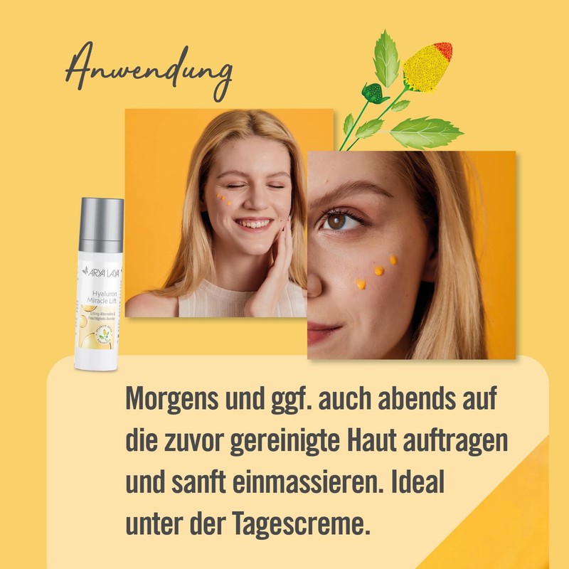 ARYA LAYA Hyaluron Miracle Lift, 50 ml - Plant-Based Lifting