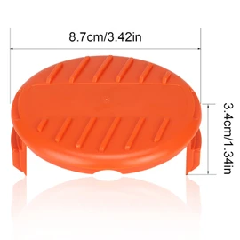 THTEN RC-100-P AF-100 Trimmer Line Cap Spring RC100P,385022-03 Compatible with Black and Decker Weed Eater Cover,Weed Wacker Caps Grass Trimmer Parts for AFS Trimmer (4 Cap, 4 Spring)