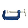 Rolson 14202 50 mm Fine Thread G-Clamp, Blue