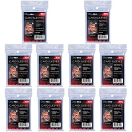 Ultra Pro Ultra Pro Standard Regular Soft 1000 Stück Penny Kartenfolien Kartenhüllen Sleeves, aus Polypropylen (PP) - für Sammelkarten wie Pokemon Magic Sportkarten- Standardgröße, transparent