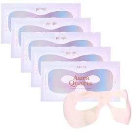 Petitfee Aura Quartz Hydrogel Eye Zone Mask 5Ea (9G5) - Mascarilla Para Ojos De Lavanda Para Toda El Área De Los Ojos, Enfriamiento Instantáneo,