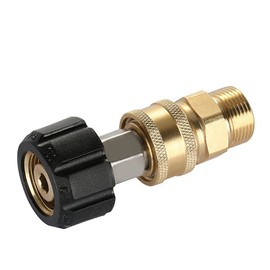 VergilSon Pressure Washer Couplers, M22-14 Pressure Washer Hose Adapter Set, Female Metric M22 to 1/4 Inch Male Fitting Universal Quick Connect Kit
