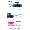 LNGJIN PP Connector, Diameter 32 Fitting, PP Fitting 32 mm,