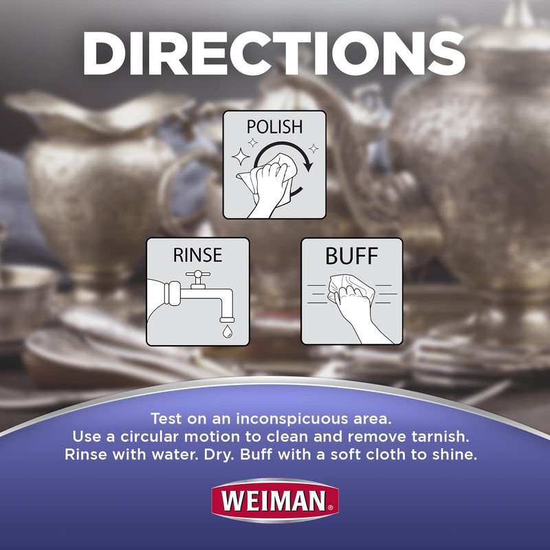 Weiman Silver Wipes - Jewelry Wipes 6 Pack - Cleaner