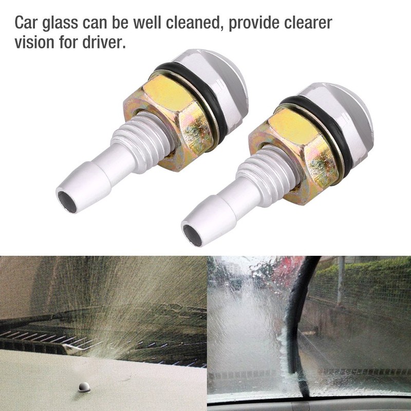 2pcs Windshield Washer Nozzle, Keenso Universal Car Auto Windshield Wiper