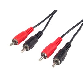 Premium Cord Cable 2x RCA 2x RCA Male / 2 m