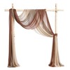 Ling's Moment Deluxe Wedding Arch Draping Fabric, Easy Hanging Chiffon