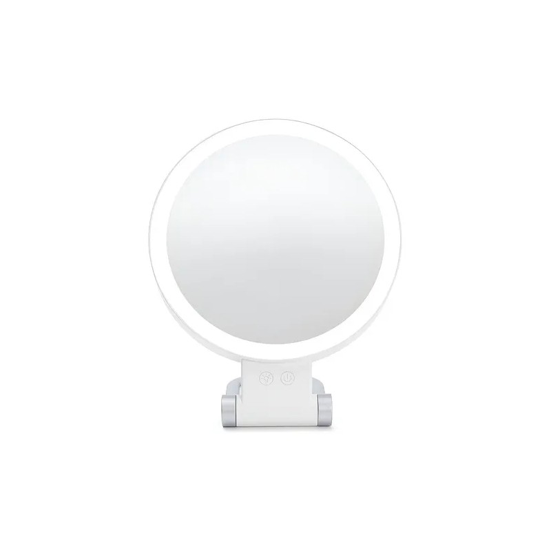 . Espejo Jmy Con Luz Led Y Aumento 10x 20x
