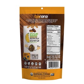 Barnana Bites Banana Peanut Butter Chocolate Organic 3.5 oz (Pack of 12)