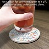 Thirstystone Because of Sister Single Round Absorbent Stone Coaster with