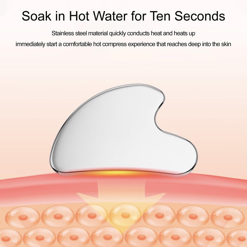 ZONICE Gua Sha Facial Tools (Silvery)