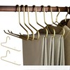 Set of 2 Premium Gold Metal Pants Hangers | Heavy-Duty