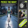 eefaYIYIFA LED Reflective Running Vest, 2-Piece Rechargeable LED Armband Set,