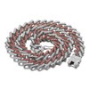 Halukakah Diamond Cuban Link Gold Chain for Men Iced Out,13MM