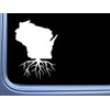 EZ-STIK Wisconsin Roots M255 6 inch Sticker Home State Decal