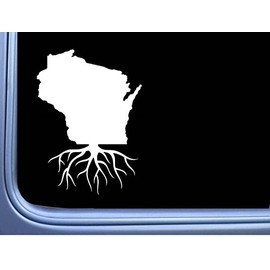 EZ-STIK Wisconsin Roots M255 6 inch Sticker Home State Decal