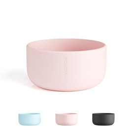 POWCAN 18oz/26oz Silicone Water Bottle Boot, Anti-Slip and Anti-Noise Protective Sleeve, Non-Toxic and Tear-Resistant, Accessory Silicone Water Bottle Protector for Extra Protection (Cotton Candy)