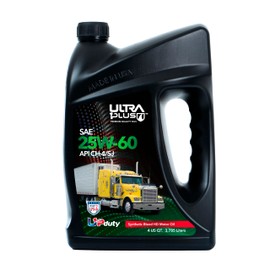 ULTRA 1PLUS SAE 25W-60 Synthetic Blend Heavy-Duty Motor Oil API CH-4/SJ (Green) (1 Gal / 3.78 L)