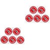 Operitacx 2sets Warning Sign Wall Sticker Pet Emergency Decal Pet
