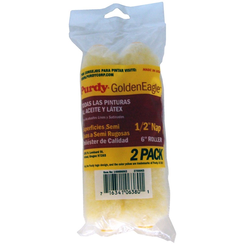 Purdy 140605065 Wire Mini Roller Replacements Golden Eagle, 2 pack,