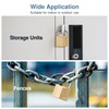 Puroma 2 Pack Keyed Padlock Waterproof Solid Brass Lock, 1.1