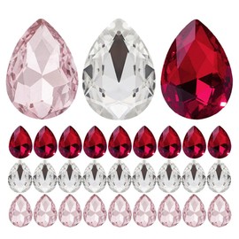 COHEALI 150pcs Teardrop Glass Rhinestones for Nail Manicure Charms Elegant Nail Decorations for Parties and Special Occasions