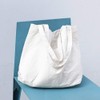 Volsha Canvas Tote Bag, A4 Large Capacity, Plain Shoulder Bag,