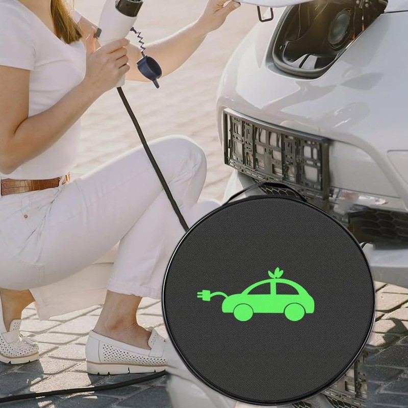 Kiuiom Charging cable bag, electric car, non-slip, storage bag for