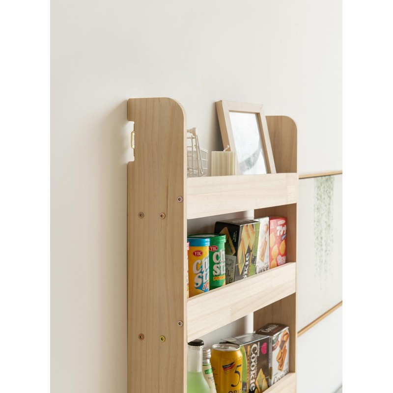 Heehee Solid Wood Bookshelf Bookcase Book Shelf Organizer for Books,