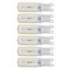 6pcs G9 LED Bulbs 7W Dimmable 360° Illumination Replacement Light