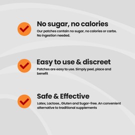 Veru Wellness Energy Duo Lifestyle Patch - B12, Iron - Self Adhesive Time Release Patch, 8-10 Hours (42 Days)