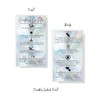 Needleless Lip Filler Aftercare Card | 50 Pack | Business