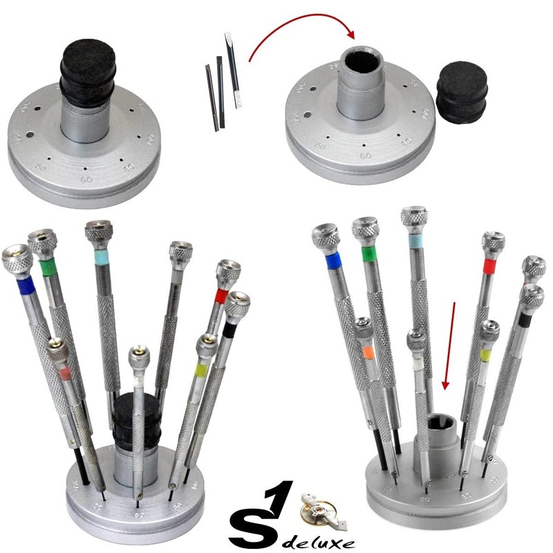 9 Screwdriver with revolving stand
