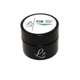 LinoGel Reno Gel Color Gel Nail Made in Japan, Cosmetics Registration, 0.2 oz (5 g), Compatible with LED/UV Light, 33.9 ft (85 m), Shadow Blue, Professional Matte Color, Blue
