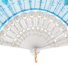 QIRMIZI 30 PACK Fabric Folding Handheld Fans, Perfect for Weddings,