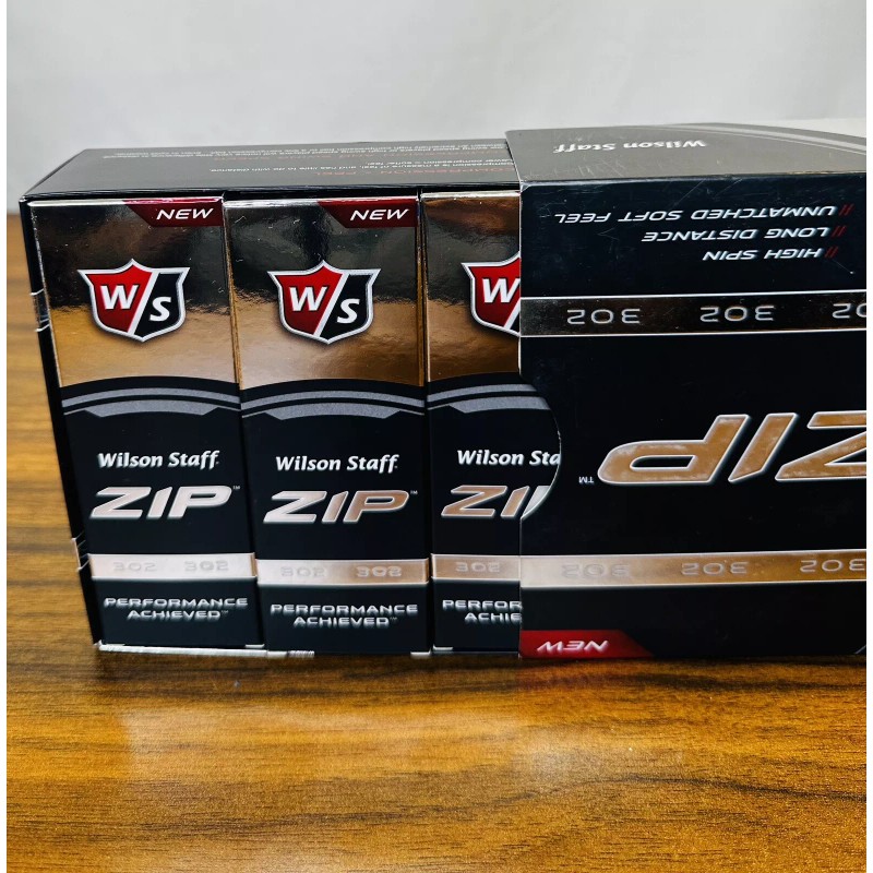 Wilson Staff Zip 302 (12 Golf Balls)Ball Pack Package NEW