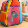 Rhenuzu Trade Dice Bubble Liquid Keychain Wristlet - Key Holder