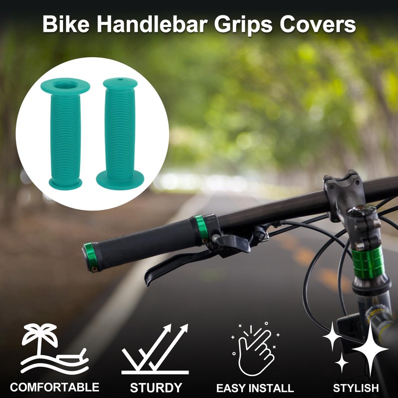 TUCKBOLD Bike Handlebar Grips Covers 100mm Long Non-Slip | Bicycle