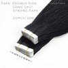 Lacer Hair Tape in Human Hair Extensions Natural Solide Color
