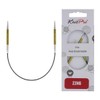 KnitPro Zing Fixed Circular Needles 9" (22.5cm) | 3.50mm