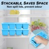Large Ice Cube Trays with Lid, JRISBO 2 Pack Stackable