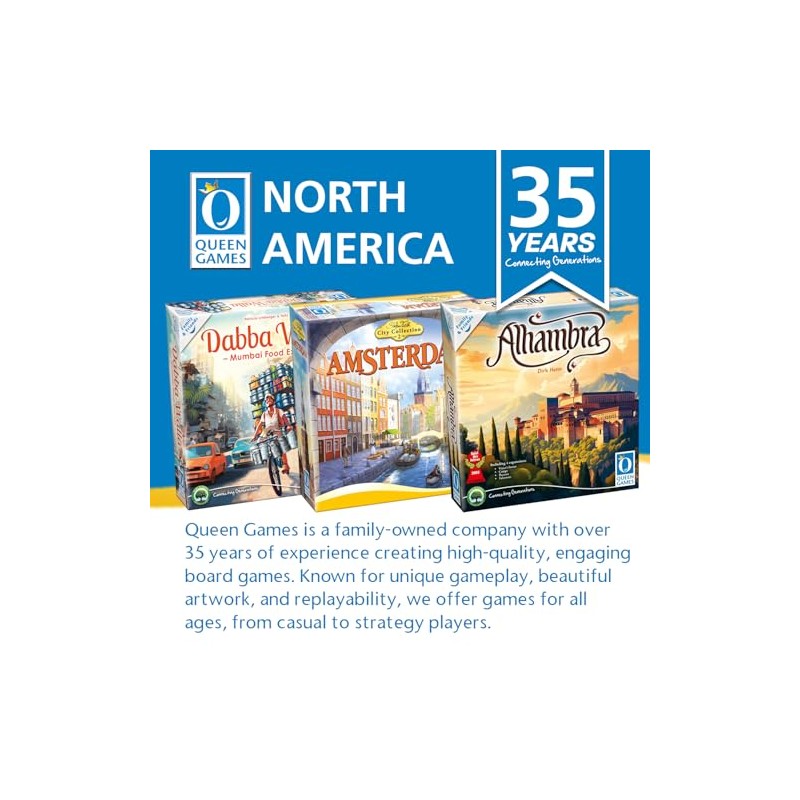 Queen Games Fresco Strategy Board Game, Art Restoration Family Board