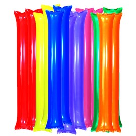 FAMULIA Stick Balloons, Cheering Goods, Balloons, Cheering Sticks, Games, Sports, Set of 100 (mix color)