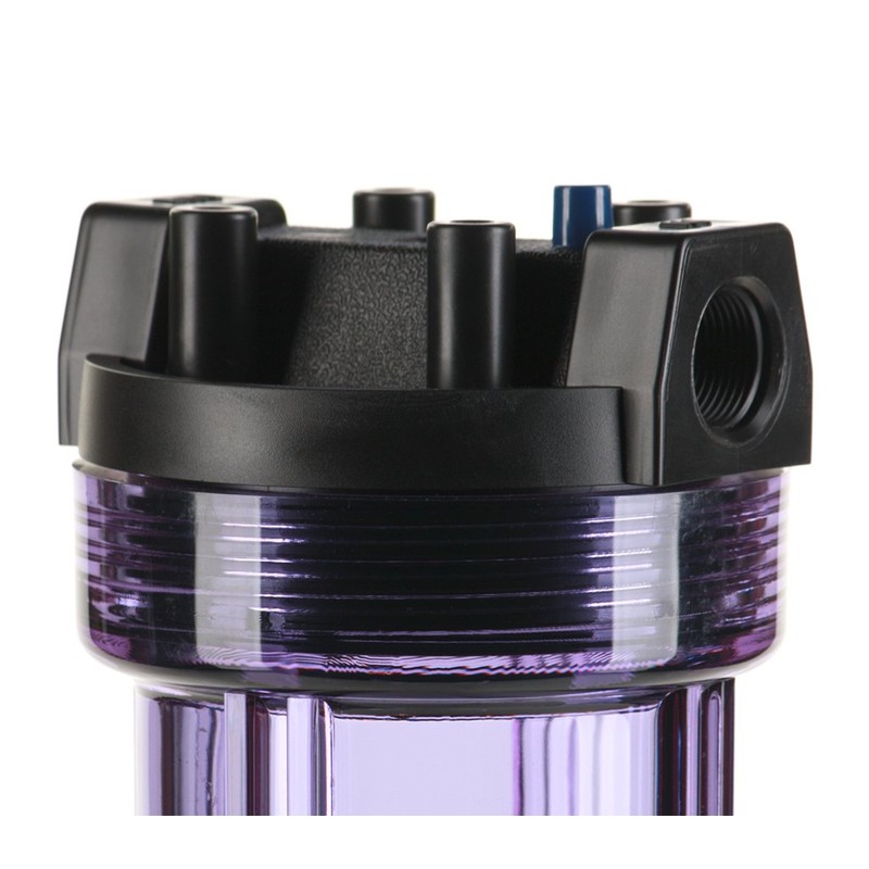 Hydronix HF5-20CLBK34PR Water Filter Housing 20" RO, Whole House, Hydroponics