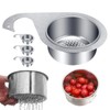 LgowithU Stainless Steel Strainer Basket, 4 Stück Multi-functional Drain Basket,